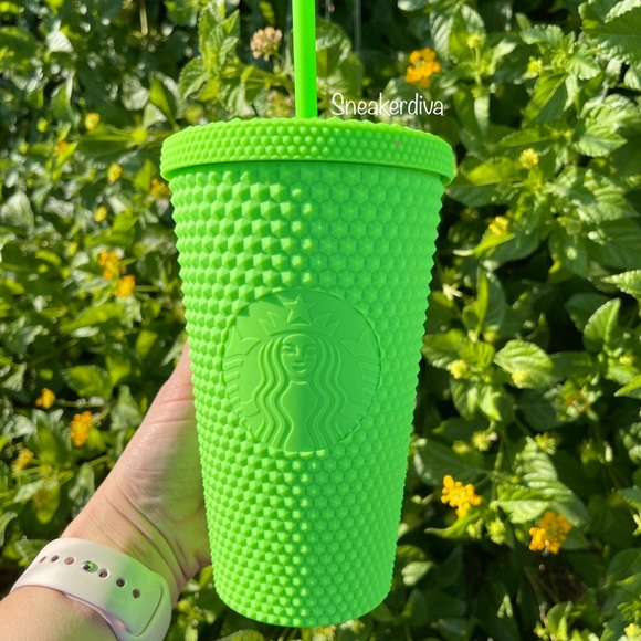 🤍💚Starbucks Green studded tumbler cup & Starbucks icy white tumbler - Picture 4 of 6